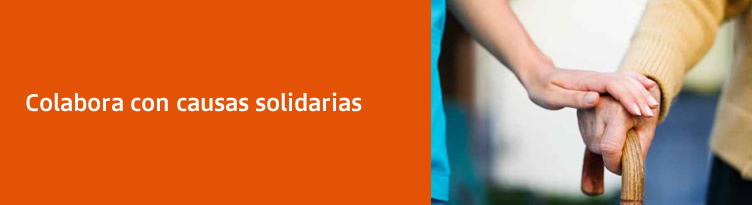 Colabora con causas solidarias